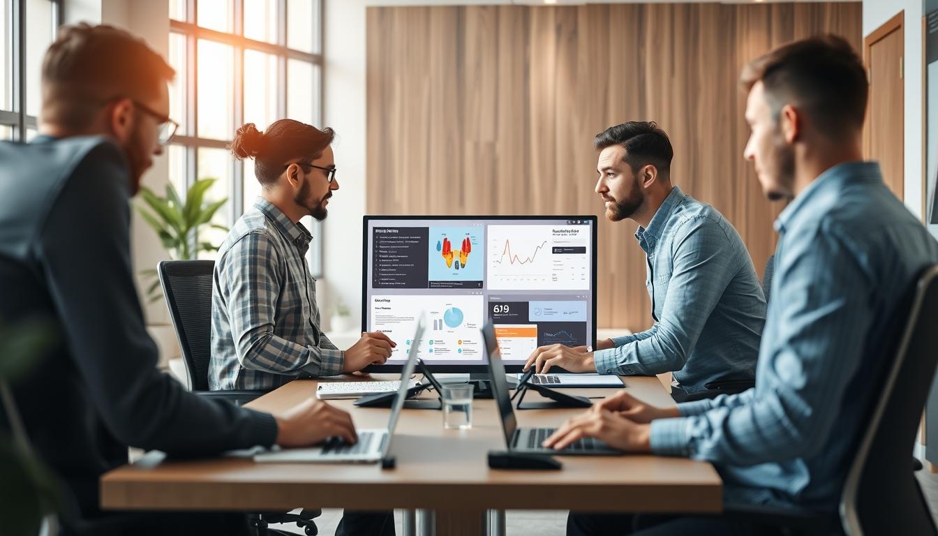 Business software planning meeting